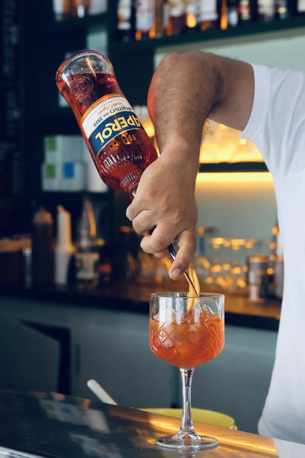 Spritz maison au comptoir
