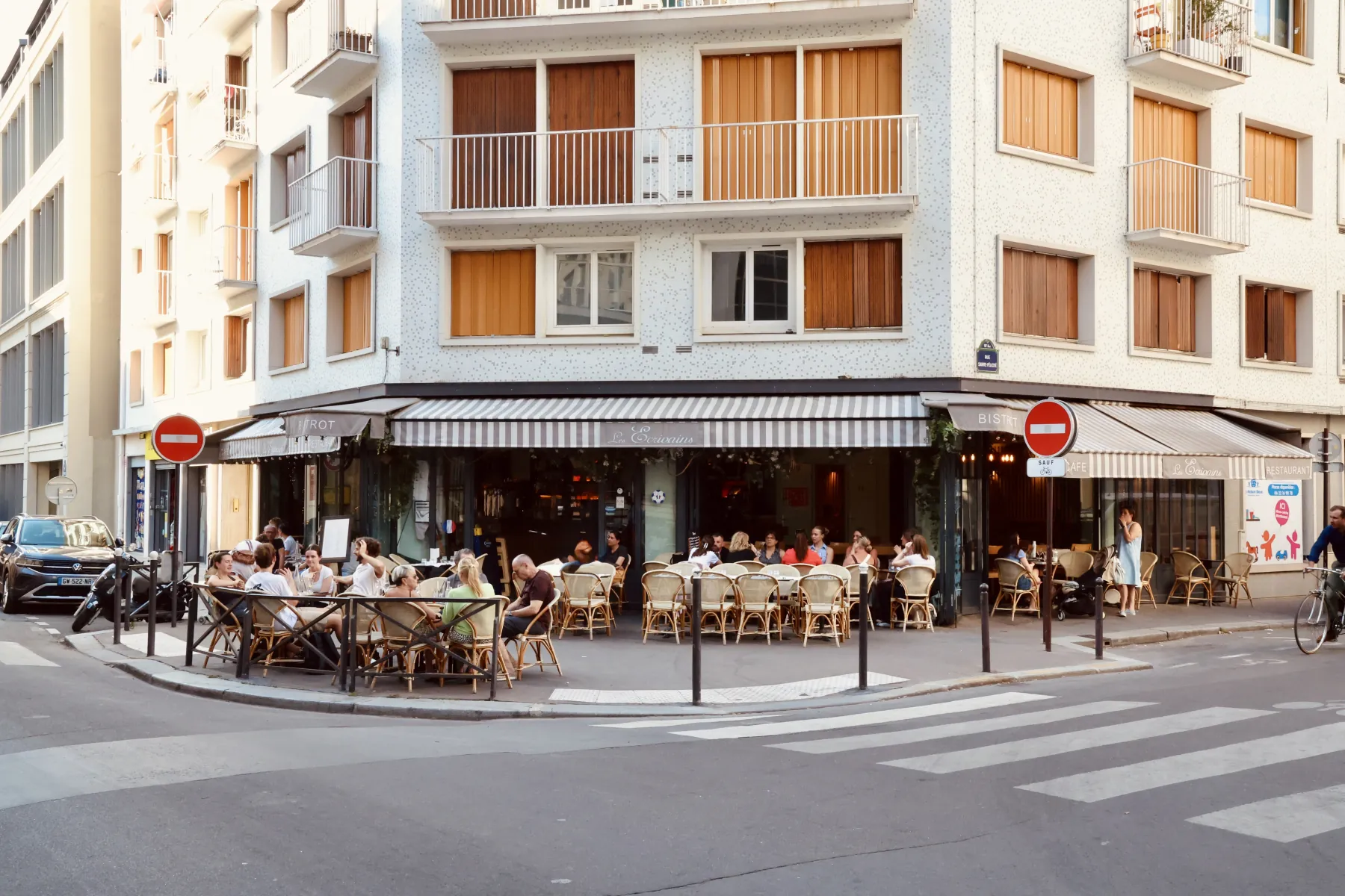 La terrasse de la brasserie